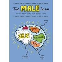 the male brain personalised everyday card