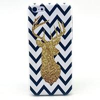 The Wave Reindeer Pattern Hard Cover Case for iPhone 5C