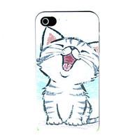 the little cat pattern hard case for iphone 44s