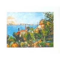 The Sea at L\'Estaque By Paul Cezanne