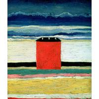 The Red House By Kazimir Malevich