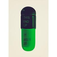 The Cure - Cream/Aubergine/Pea Green By Damien Hirst