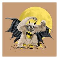 The Gibbon Who Wanted to be Batman - Brown By Carl Moore