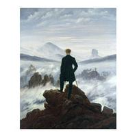 The Wanderer Above the Sea of Fog By Caspar David Friedrich