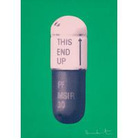 the cure emerald greenpowder pinkvictorian purple by damien hirst