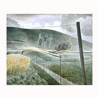 The Wilmington Giant By Eric Ravilious