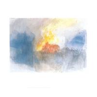 The Burning of the Houses of Parliment, 1834 by Joseph Turner