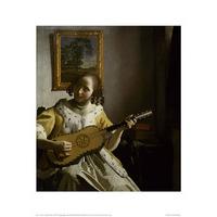 The Guitar Player By Johannes Vermeer
