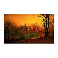 The Haunted House By John Atkinson Grimshaw