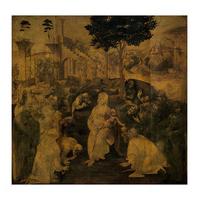 The Adoration of the Magi By Leonardo da Vinci