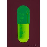 The Cure - Chocolate/Emerald Green/Lime Green By Damien Hirst