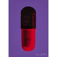 the cure papal purpleburgundyblood orange by damien hirst