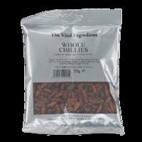 the vital ingredient whole chillies 50g 50g per 10g