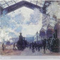 The Gare St. Lazare, 1877 (detail) By Claude Monet