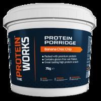 the protein works protein porridge banana choc chip 75g 75g