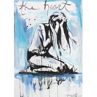 The Heart - Blue By Hannah Adamaszek