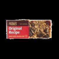 thanks for franks hand baked granola bar original recipe 55g 55g