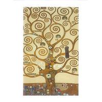 the tree of life foil embossed by gustav klimt