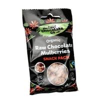 The Raw Chocolate Company Raw Chocolate Mulberries 28g - 28 g, White