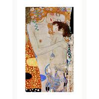 the three ages of woman detail by gustav klimt