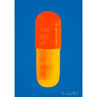 The Cure - Sky Blue/Orange/Sunset Orange By Damien Hirst