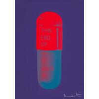 the cure violetelectric redpowder blue by damien hirst