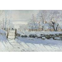 the magpie 1869 by claude monet