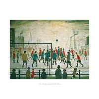 The Football Match By L.S Lowry