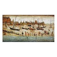 The Beach By L.S Lowry