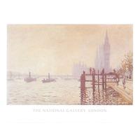 the thames below westminster by claude monet