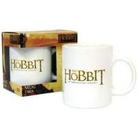 the hobbit logo white ceramic mug