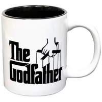 the godfather logo white ceramic mug