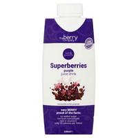 The Berry Company Purple Superberries Juice 12x 330ml