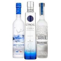 the ultimate vodka set ciroc grey goose belvedere 3x20cl