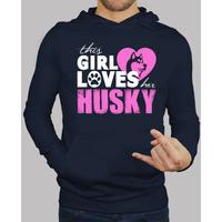 this girl loves her husky