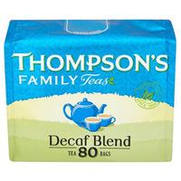 thompsons punjana decaffeinated tea bags 80 per pack