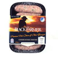 The Black Farmer Gluten Free Premium Pork Onion & Chive Sausages