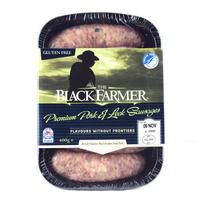The Black Farmer Gluten Free Premium Pork & Leek Sausages