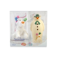 the snowman the snowdog soft toy gift set