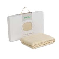 The Little Green Sheep Organic Cotton 3-pack Muslin Squares-Natural