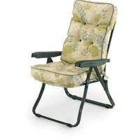 The Oxford Green Recliner in Floral Sage