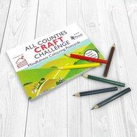 The All Counties Craft Challenge Colouring Book with Pencils 380217