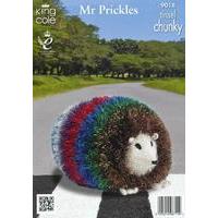 The Professor Owl & Mr Prickles The Giant Hedgehog in King Cole Tinsel Chunky and King Cole DK (9018)