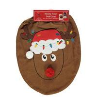 The Spirit Of Christmas Novelty Deer Toilet Seat Cover