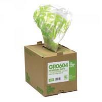 The Green Sack Clear Refuse Bag in Dispenser Pack of 75 GR0604
