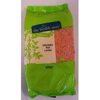 THSO Organic Red Lentils, 500gr