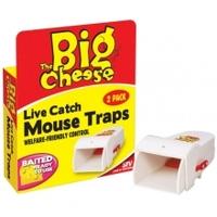 The Big Cheese Live Catch Mouse Trap Twinpack, Live Catch Mouse Trap, 2 Packs