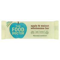 The Food Doctor Apple and Walnut Wholesome Bar 35g