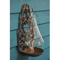 Thunder Glass Barometer with Cast Iron Mount by Fallen Fruits