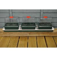 Three Top Windowsill Seed Propagator (Heated) by Garland